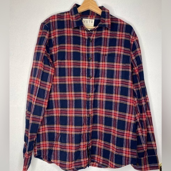 VSTR Premium Plaid Flannel Men’s Size Large - Picture 1 of 4
